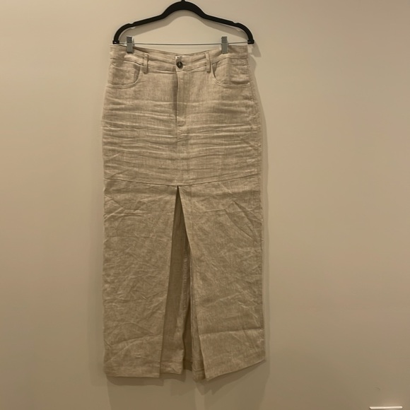 Reformation Tazz Paneled Linen Maxi Skirt - Picture 5 of 6